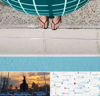 شنا بارداری در میدان حر