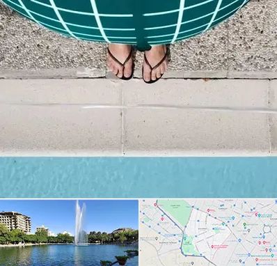 شنا بارداری در کوهسنگی مشهد