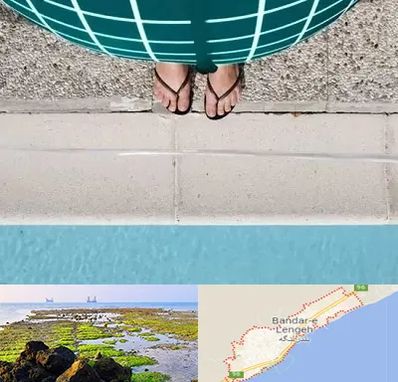 شنا بارداری در بندرلنگه