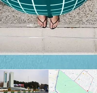 شنا بارداری در بلوار فلسیطین مشهد