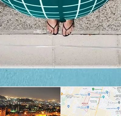 شنا بارداری در مارلیک کرج