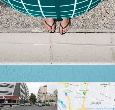 شنا بارداری در بلوار فردوس 