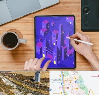آموزشگاه نقاشی دیجیتال در خیابان نیایش شیراز