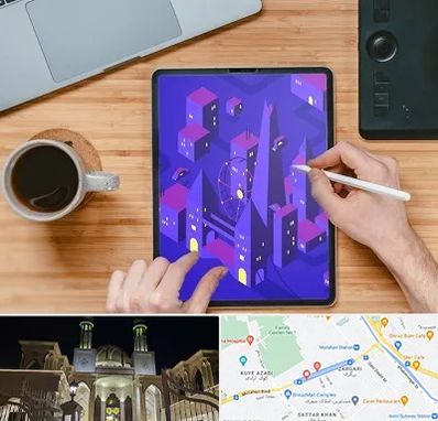 آموزشگاه نقاشی دیجیتال در زرگری شیراز