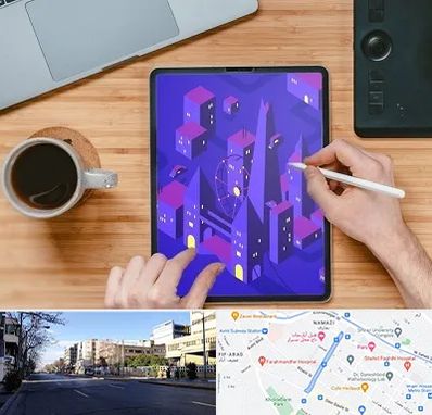 آموزشگاه نقاشی دیجیتال در خیابان ملاصدرا شیراز