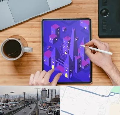 آموزشگاه نقاشی دیجیتال در بلوار ارتش