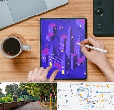 آموزشگاه نقاشی دیجیتال در بلوار گیلان رشت