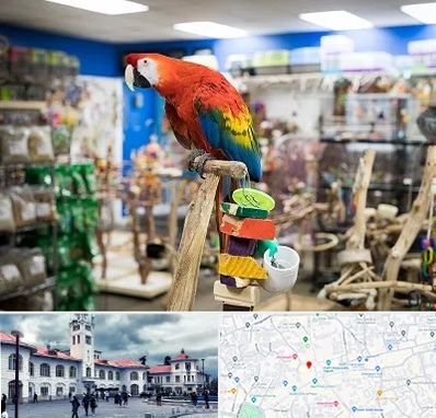 فروشگاه لوازم پرندگان در میدان شهرداری رشت