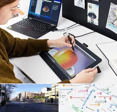 آموزشگاه کورل دراو در خیابان ملاصدرا شیراز