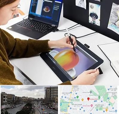 آموزشگاه کورل دراو در بلوار فردوسی مشهد