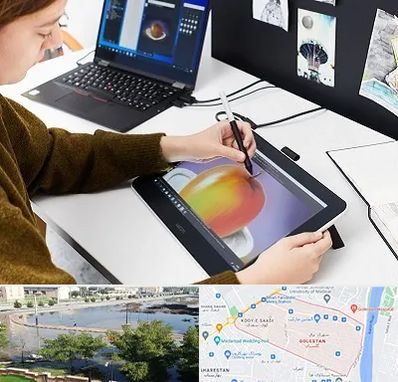 آموزشگاه کورل دراو در گلستان اهواز