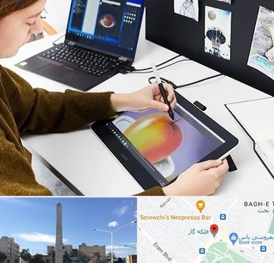 آموزشگاه کورل دراو در فلکه گاز شیراز