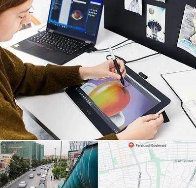 آموزشگاه کورل دراو در بلوار فرحزادی