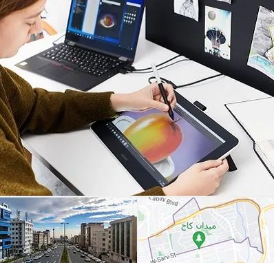 آموزشگاه کورل دراو در سعادت آباد 