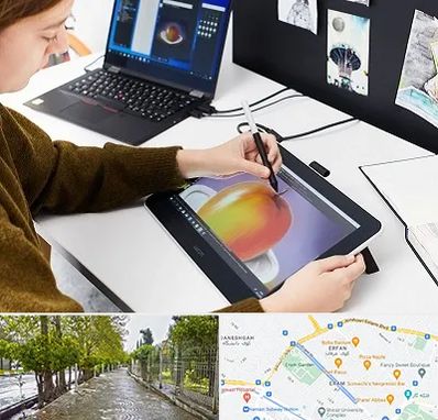 آموزشگاه کورل دراو در خیابان ارم شیراز