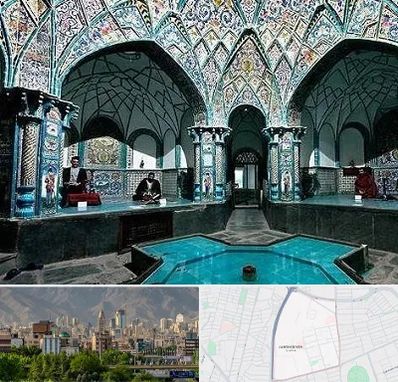 گرمابه ایرانی و سنتی در جمشیدیه