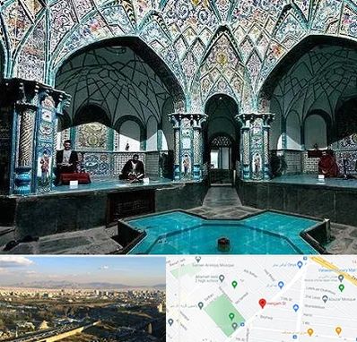 گرمابه ایرانی و سنتی در هنگام