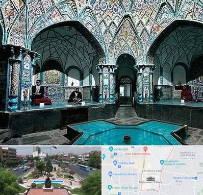 گرمابه ایرانی و سنتی در بهارستان 