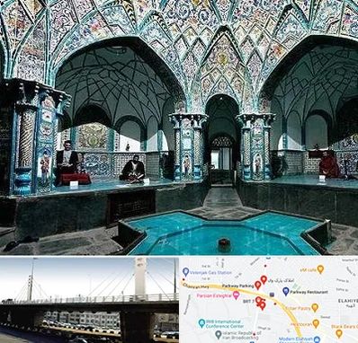 گرمابه ایرانی و سنتی در پارک وی