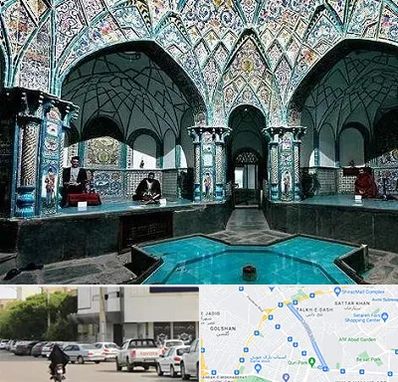 گرمابه ایرانی و سنتی در قدوسی شرقی شیراز