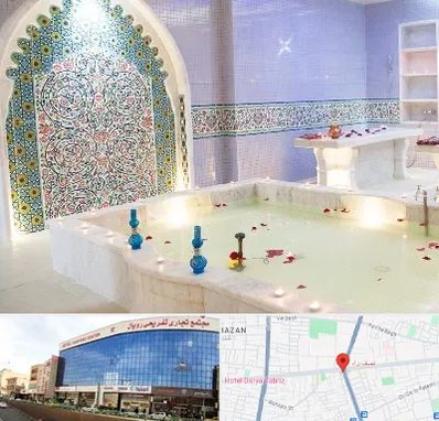 حمام ایرانی و سنتی در نصف راه تبریز