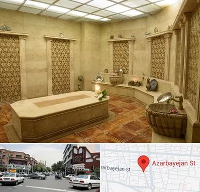 حمام ترکی در خیابان آذربایجان