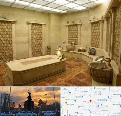 حمام ترکی در میدان حر