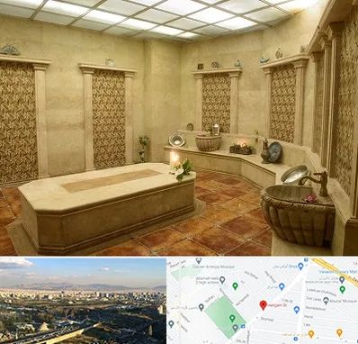 حمام ترکی در هنگام