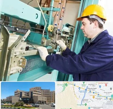 قطعات آسانسور در صیاد شیرازی مشهد