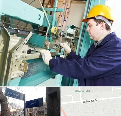 قطعات آسانسور در سی متری جی