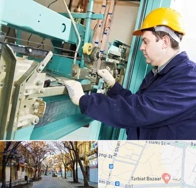 قطعات آسانسور در تربیت تبریز