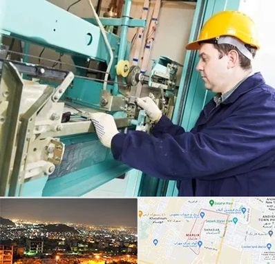 قطعات آسانسور در مارلیک کرج