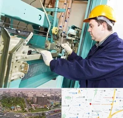 قطعات آسانسور در آیت الله کاشانی