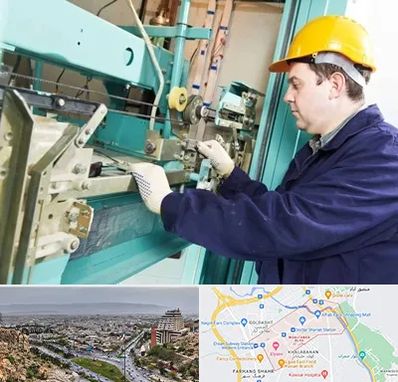 قطعات آسانسور در معالی آباد شیراز