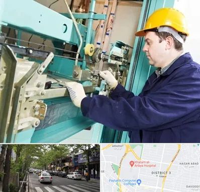 قطعات آسانسور در ظفر 