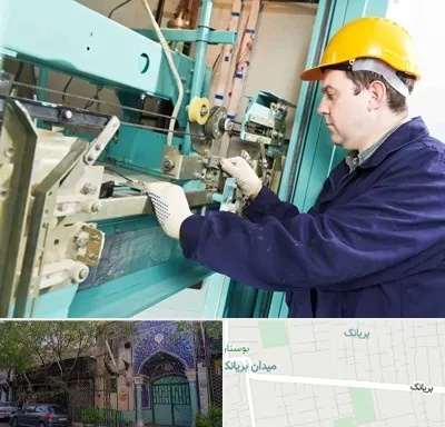قطعات آسانسور در بریانک