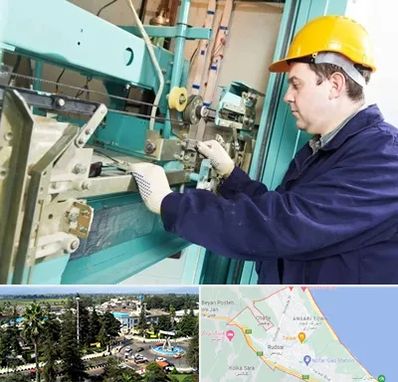 قطعات آسانسور در رودسر