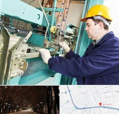 قطعات آسانسور در ابوریحان تبریز