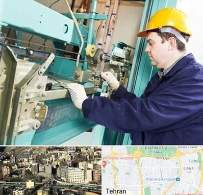 قطعات آسانسور در مرزداران 