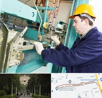 قطعات آسانسور در بلوار معلم رشت