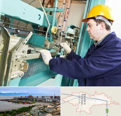 قطعات آسانسور در بندر ترکمن