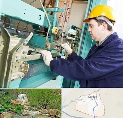 قطعات آسانسور در کردان