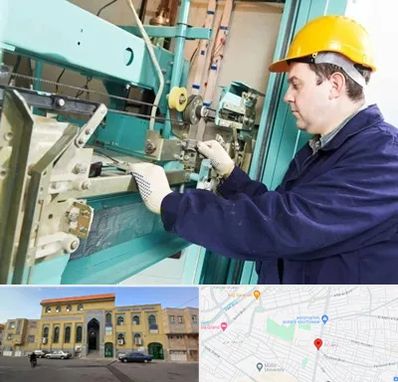 قطعات آسانسور در زنبیل آباد قم