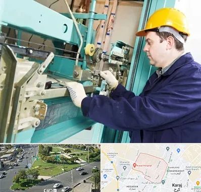 قطعات آسانسور در شاهین ویلا کرج