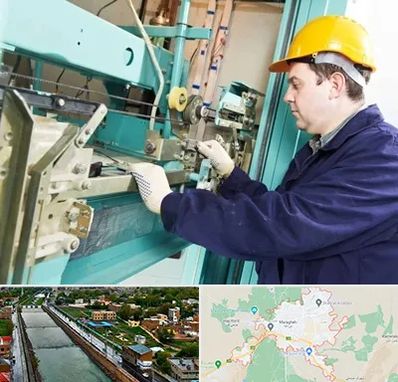 قطعات آسانسور در مراغه