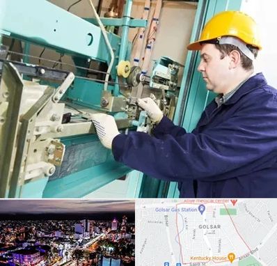 قطعات آسانسور در گلسار رشت