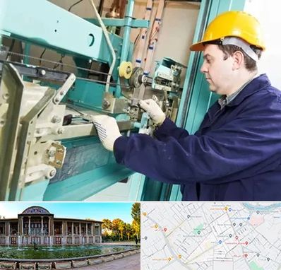 قطعات آسانسور در عفیف آباد شیراز