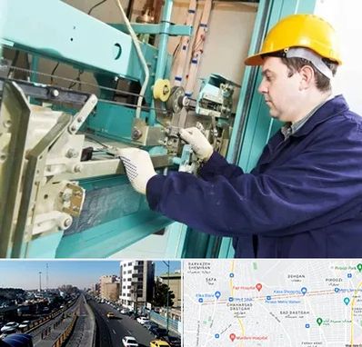 قطعات آسانسور در پیروزی