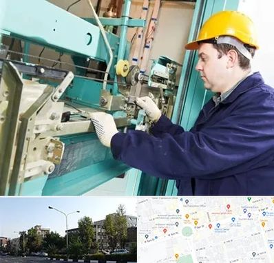 قطعات آسانسور در میدان کاج