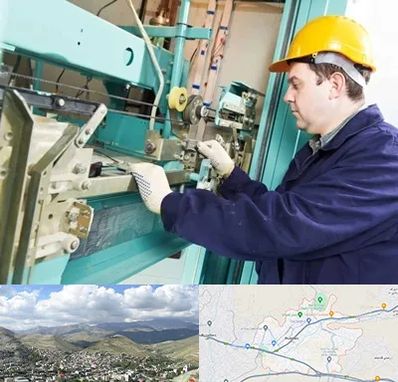 قطعات آسانسور در رودهن